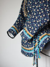 Load image into Gallery viewer, Aujaq Amaut - Navy with teal Floral